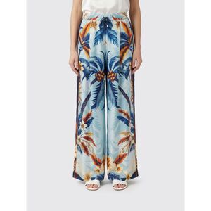 Tropical Print Silk Palazzo Trousers F.R.S. For Restless Sleepers